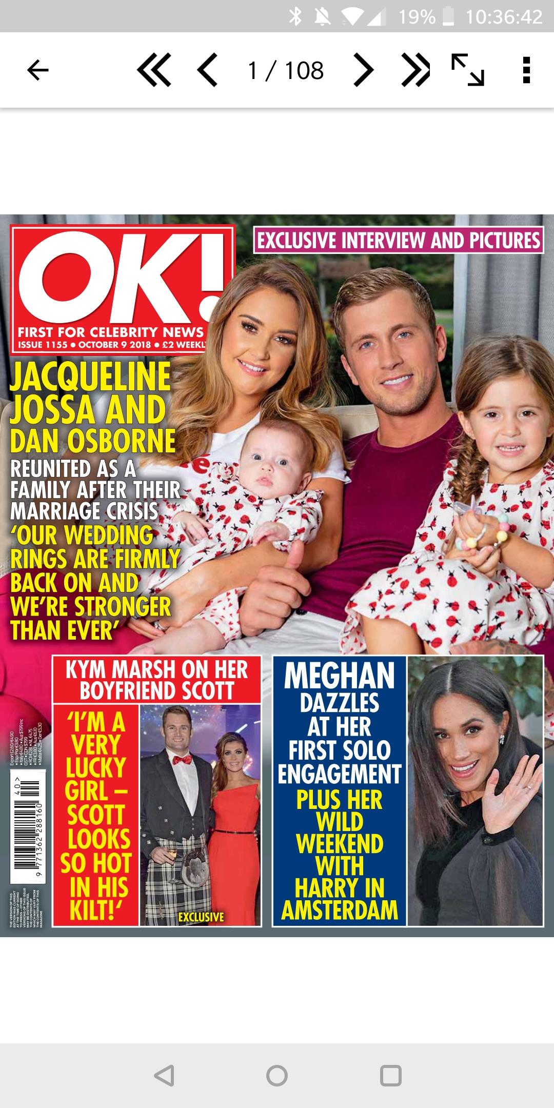 Android application OK! Magazine screenshort