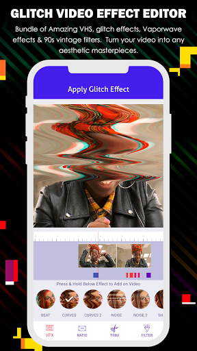 Glitch Video Effects - Editor Screen 3