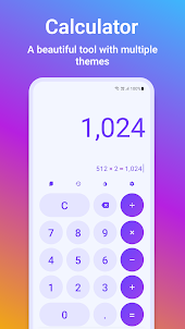 Calculator with themes
