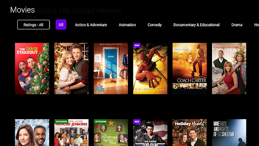 Screenshot of Omni Fiber TV