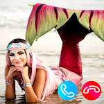 Cover Image of Unduh Call Princess Mermaid - fake v  APK