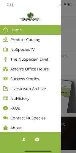 NuSpecies Screen 3