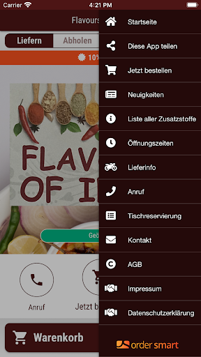 Flavours of India Screen 3