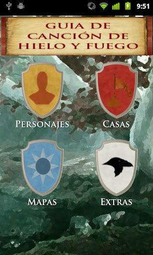 Android application Guia de canción de hielo y fue screenshort