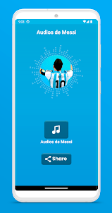 Áudios de Messi para enviar