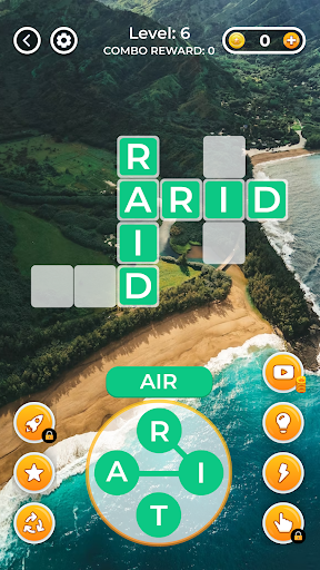 Android application Word connect, word game puzzle screenshort