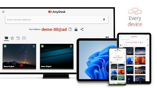 AnyDesk Remote Desktop Screenshot