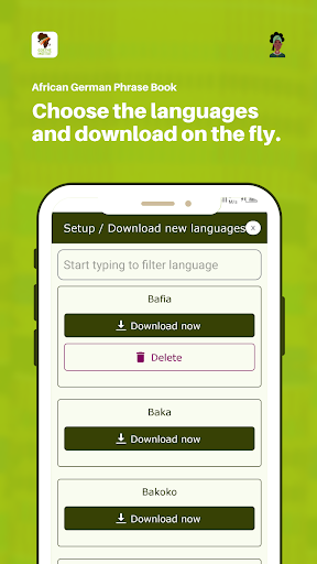 African German Phrase Book Screen 3
