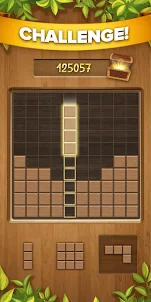 클래식 우드 블록 퍼즐 게임