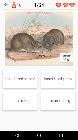 Game screenshot Extinct animals, endangered sp hack