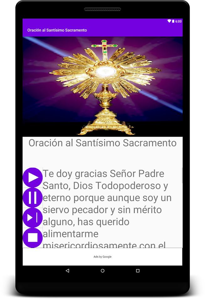 #2. Oración a Santísimo Sacramento (Android) 由: Nogard