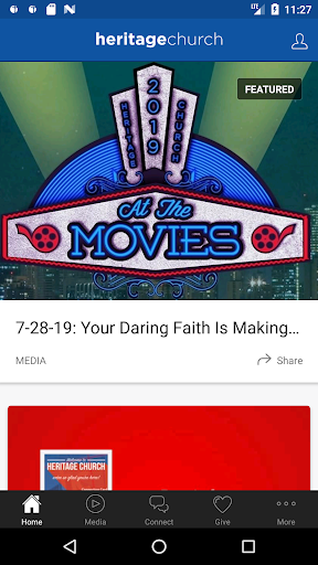 Android application Heritage Church MI screenshort
