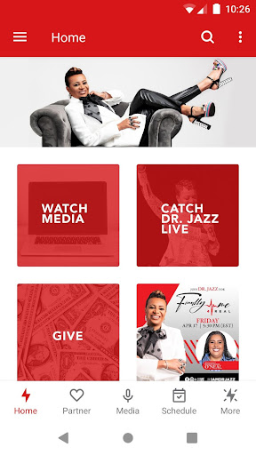 Android application Dr. Jazz Ministries screenshort