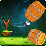Barrel Knock Down Game - Free icon