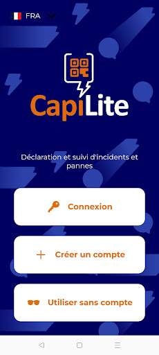 Android application CapiLite screenshort