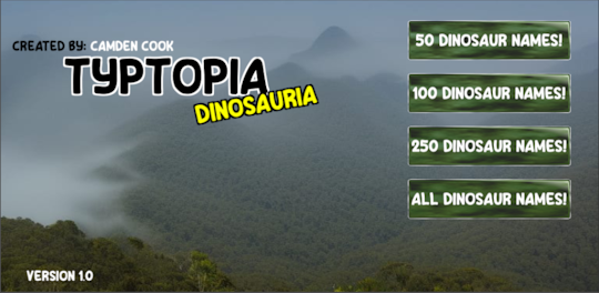 Typtopia: Dinosauria