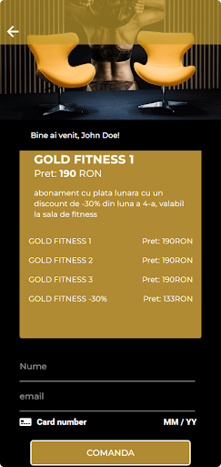 Gold Gym Screen 2