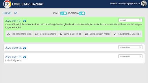 Android application HAZGen 2:15 screenshort