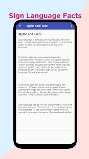 Sign Language for Beginners Screenshot