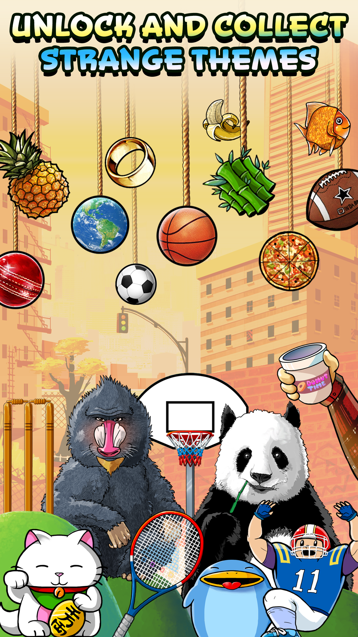 Android application Basket Fall screenshort