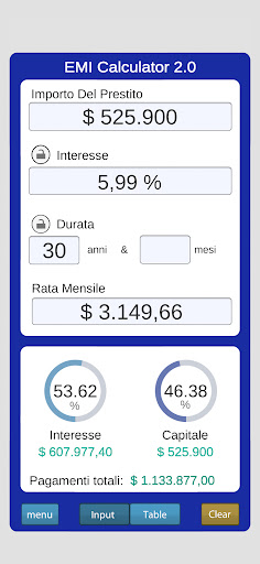 Anteprima dell'app