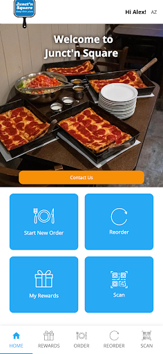 Android application Junct'n Square Pizza screenshort