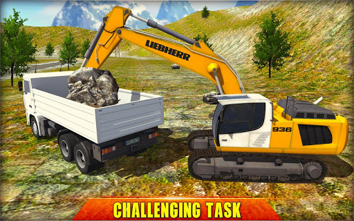 Android application Heavy Excavator Crane Simulato screenshort