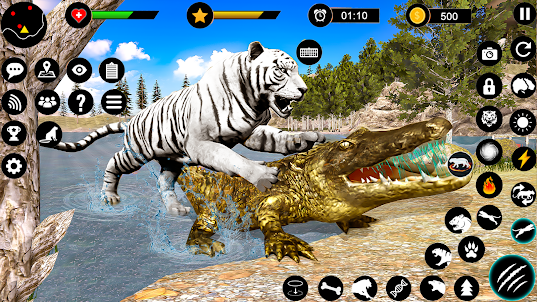 White Tiger Simulator Games 3D