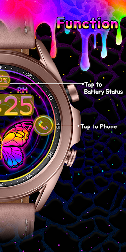Colorful Butterfly_Watchface Screen 3