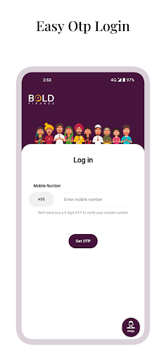 Android application Bold Finance | Gold Loan screenshort