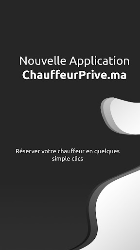 Android application ChauffeurPrive.ma: Chauffeur screenshort