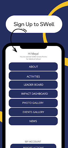 Android application Swansea; SWell screenshort