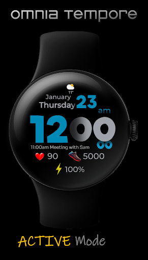 OT | Sporty Color Watch Face screenshot 1
