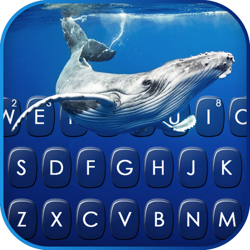 Ocean Whale Keyboard Backgroun logo