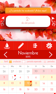Diario menstrual - Calendario