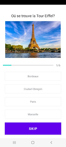 Quiz App FR Screen 2