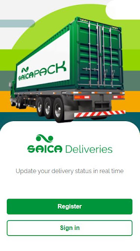 SAICA Deliveries Screen 2