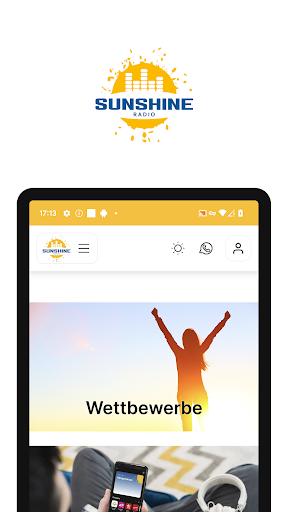 Android application Sunshine Radio screenshort