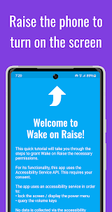 Wake on Raise - Screen on/off