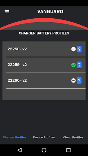 Android application Vanguard Lithium screenshort