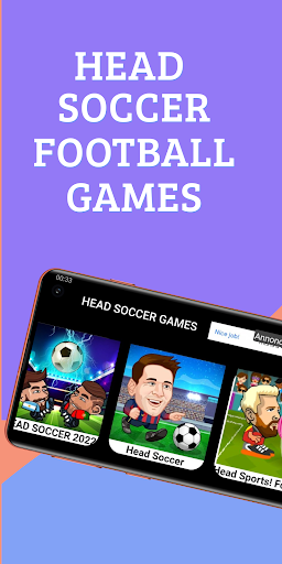 Android application HEAD SOCCER FOOTBALL GAMES screenshort