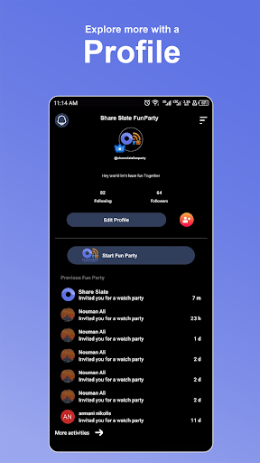 Share Slate FunParty Screen 2