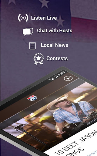 Screenshot of 103.3 US Country (KUSB)