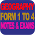 Geography Form 1 to 4 Notes