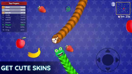Wonder Slithr:Worm Snake Game