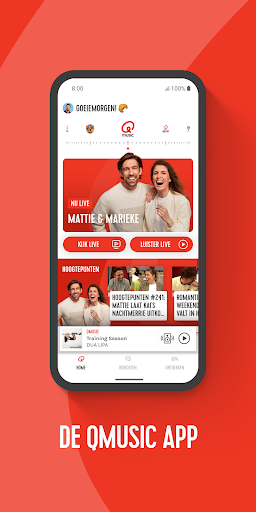 Android application Qmusic NL screenshort