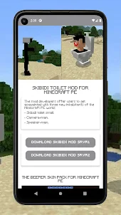 Mods for Skibidi Toilet MCPE
