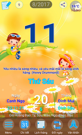 Lịch VN Lite - Lich Van Nien Screen 3