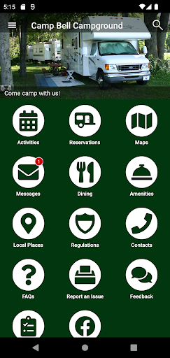 Android application Camp Bell Campground screenshort