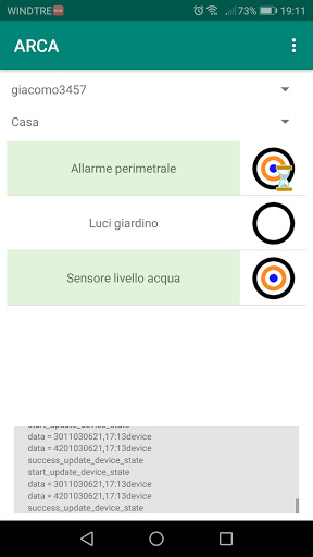 Android application ISICON ARCA screenshort